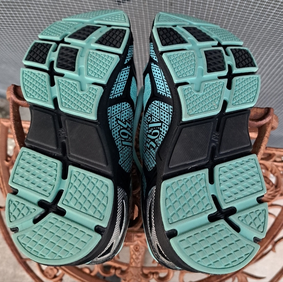 361° Fractal Teal and Black Athletic Shoes - Picture 9 of 10